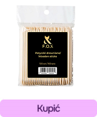 Patyczki drewniane FOX /Wooden sticks (100 szt)